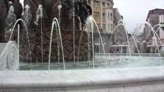 Skopje-Republika Makedonija fontana Aleksandar Makedonski
