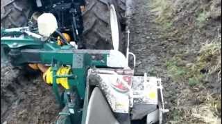 ヤンマートラクター　水田畦塗作業　ＳＡＳＡＫＩカドヌールYANMAR EG300 EG400 EcoTraDelta