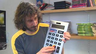 MathsDave's SportsDirect Giant Calculator unboxing
