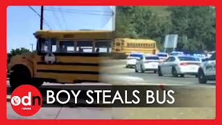 11-Year-Old Steals School Bus and Crashes it After Epic Chase With Police