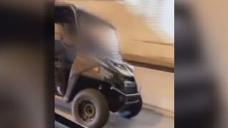 Video shows kids driving utility vehicles on Dan Ryan Expy.
