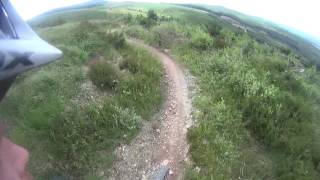 Ballyhoura MTB Trails - Downhill bit on white trial