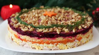 ВКУСНЕЕ чем ОЛИВЬЕ и ШУБА! ШИКАРНЫЙ Салат "ГЕНЕРАЛ" на Новый Год 2020!
