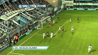 Gol de Blandi. Rafaela 1 - Boca 1. Fecha 5. Torneo Final 2013. Fútbol Para Todos
