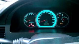 RGB-приборная панель Lacetti с плавным розжигом