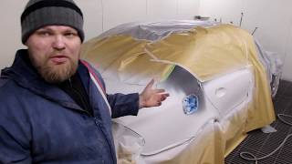 W211 будет улыбаться ( жидкая шпатлевка QuickLine )
