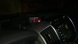 ESCORT REDLINE EX vs VALENTINE- реакция на датчики мёртвых зон в одном и том же автомобиле