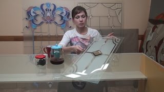 Матирование стекла без плоттерной резки в домашних условиях