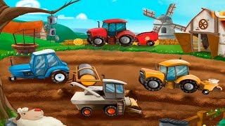 Мультики про машинки - на ферме и строительной площадке. Мультик пазл.