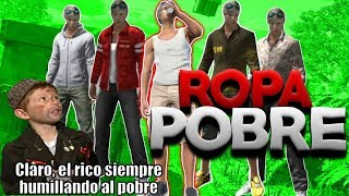 TOP 6 LAS MEJORES COMBINACIONES DE ROPA PARA POBRES FREE FIRE [Serie de Tops #5]