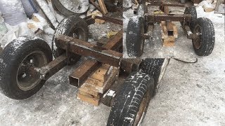 Телега для минитрактора своими руками (Часть 3)