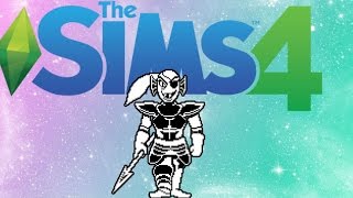 Sims 4~MAKING UNDYNE FROM UNDERTALE