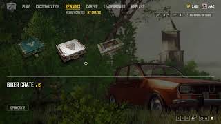 OPEN 25  CRATE | RAIDER CRATE | BIKER CRATE | PUBG
