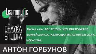 Антон Горбунов "Бас-гитара. Звук инструмента - важнейшая составляющая исполнительского искусства."