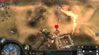 Company of heroes (COH) Relic (Internet RT battle fight) 1 vs 1  (real blizkrieg)