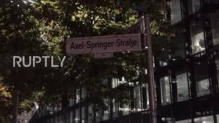 Germany: Lights on in Axel Springer HQ as "Bild" editor-in-chief Julian Reichelt gets fired