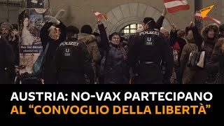 #Austria: no-vax partecipano al “convoglio della libertà”