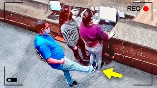 50 Невероятных Моментов, Снятых на Камеры Наблюдения