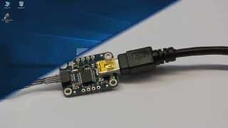 Quick Start Einrichtung: Touchscreen Controller ADAFRUIT AR1100 (Pollin Artnr.: 810413)
