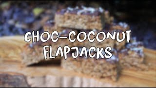 DAIRY FREE | GLUTEN FREE | VEGAN | CHOC-COCONUT FLAPJACKS