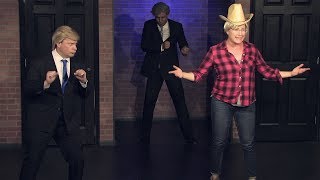 Donald Trump and Elizabeth Warren sing off! (sketch)
