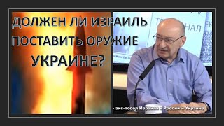 Израильский дипломат: Должен ли Израиль передать оружия Украине?