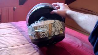 UNBOXING// LS2 helmet casco integrale ITA piu mini clip fine video