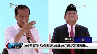 Jokowi: Butuh Waktu Budayakan Pakai Transportasi Massal