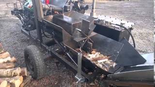 Homemade Firewood Processor