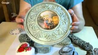 Имитация камня. Часы. Галина Вакула. 10 февраля 2016г