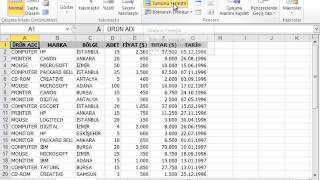 212 Excel'de Dosyanın Farklı Sayfalarını Aynı Ekrana Yerleştirme
