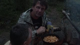 Жарка лисичек в походных условиях. Ладога - шхеры