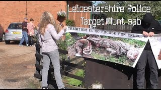 Hunt saboteur targeted by Leicestershire Police