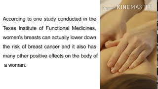 Benefits Of Massaging The BOOBS or BREAST !