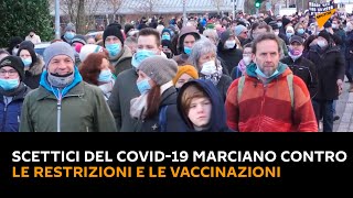 #Germania: folla di scettici del Covid-19 marciano contro le restrizioni e le vaccinazioni