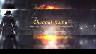 Free Youtube Banner Template PSD + Download Link #1