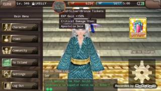 Iruna Online - Assassin's Stats,Equipments,Als and Crystas.