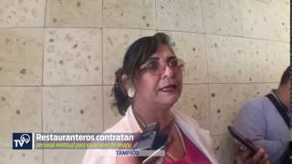 Restauranteros contratan personal eventual para vacaciones de verano