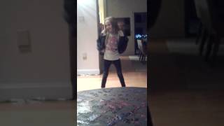 Girl doing splits