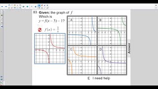 Algebra2 Overview FUNC Transformations Pt 2 Q83