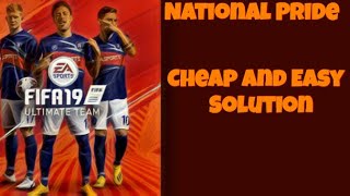National Pride SBC Fifa 19 (Cheapest Solution)
