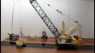 Rigging and digging with an rc-controlled LEGO-technic crane
