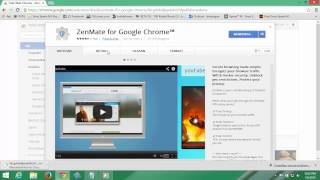 HOW TO USE ZENMATE ON GOOGLE CHROME