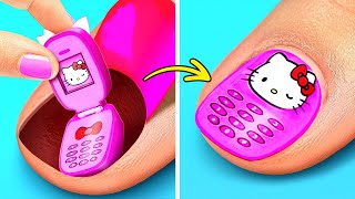 ЗДОРОВО! Мама сделала мне DIY ТЕЛЕФОН КОТЕНОК ||Простые хаки для телефона из картона от 123GO!Like