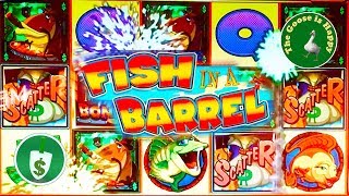 ? Fish in a Barrel slot machine, Bonus Retriggers