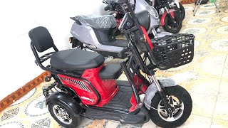 Xe điện 3 bánh cho người già và người khuyết tật giá 17tr bao ship of Hoàng Thống ATV 0985839983