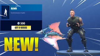 *NEW* RAWR EMOTE/DANCE & PTERODACTYL GLIDER! Fortnite Battle Royale
