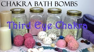 DIY, Witch! Chakra Bath Bombs - 6th Chakra