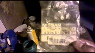 Замена сальника рулевой рейки Nissan N16