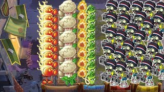 Plants vs Zombies 2 battez - Wasabi Whip, Caulipower and Fire Peashooter